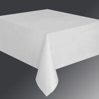 Beyaz Renk Plastik Masa Örtüsü 120x180 Cm.