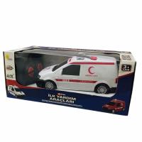 1:20 Uzaktan Kumandalı İlk Yardım Araçları - Ambulans