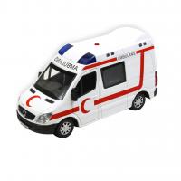 1:32 Metal Çek Bırak Işıklı Sesli Mercedes-Benz Sprinter Ambulans