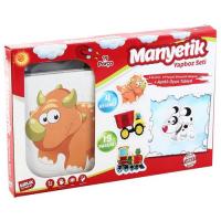 19 PARÇA MANYETİK YAPBOZ PUZZLE SETİ