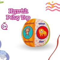 Babycim Hayvanlar Çıngıraklı Peluş Top 15 Cm.