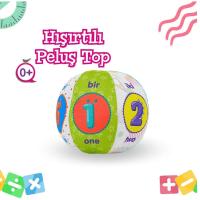 Babycim Sayılar Çıngıraklı Peluş Top 15 Cm.