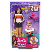 Barbie Bebek Bakıcısı Oyun Seti -GHV87