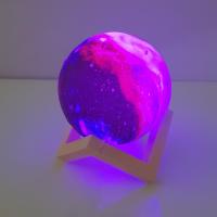 Dekoratif 3D Işıklı Galaksi Gece Lambası