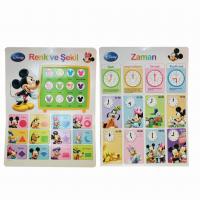 Duvar Süsü Mickey Mouse Zaman - Renk Ve Şekiller