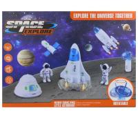 Evreni Keşfet Uzay Oyuncak Seti Uydu Mekik Astronot Kapsül 7 Parça Space Explore Uzay İstasyonu