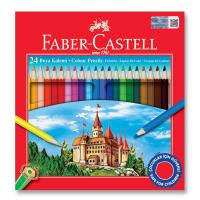 Faber Castell Karton Kutu Tam Boy Boya Kalemi 24 Renk