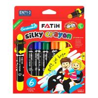 Fatih Silky Crayon Soft Jel Boya 6 Renk