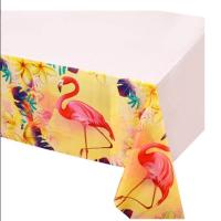 Flamingo Temalı Masa Örtüsü 108x180 Cm.