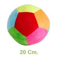 Halley Çıngıraklı Renkli Peluş Top 20 Cm.