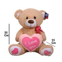 I Love You Kalp Tutan Peluş Ayıcık 35 Cm.