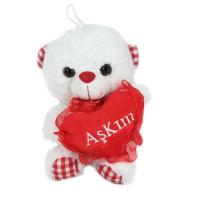 Kalpli Fularlı Peluş Ayıcık
