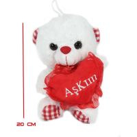Kalpli Fularlı Peluş Ayıcık