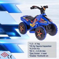 Kamarot 6V Akülü Atv - Mavi