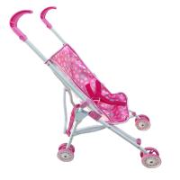Katlanabilir Metal Baston Puset Puantiye Desenli Bebek Arabası
