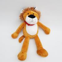 Kırmızı Fularlı Peluş Aslan 45 Cm.