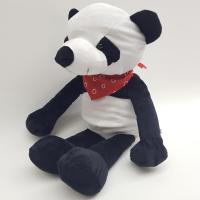 Kırmızı Fularlı Peluş Panda 45 Cm.