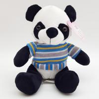 Mavi Tişörtlü Peluş Panda 27 Cm.