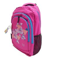 Mikro Desenli Okul Sırt Çantası - Pembe 