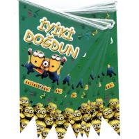 Minions (Çılgın Hırsız) Temalı Üçgen Flama Bayrak Süs