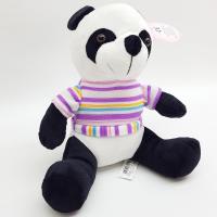 Mor Tişörtlü Peluş Panda 35 Cm.