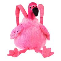 Peluş Flamingo Sırt Çantası