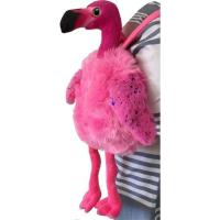 Peluş Flamingo Sırt Çantası