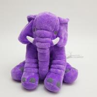 Peluş Uyku Arkadaşı Fil 30 Cm - Mor