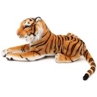 Peluş Yatan Kaplan 50 Cm.