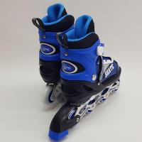 Powerline Skates Silikon Teker Işıklı ABEC7 Paten (39-42) - Mavi