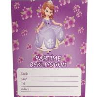 PRENSES SOFİA PARTİ DAVETİYESİ