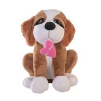 Sesli Kalpli Peluş Köpek 35 Cm.