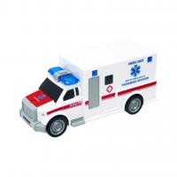 1:20 Maxx Wheels Sesli ve Işıklı Ambulans - Beyaz