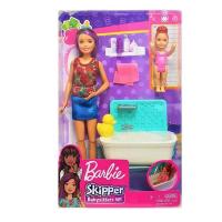 Barbie Bebek Bakıcısı Bebeği ve Aksesuarları Oyun Seti FHY97