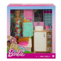 Barbie Bebek ve Oda Oyun Setleri Banyo GTD87-GRG87