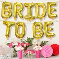 Bride To Be Gold Folyo Balon Seti 40 cm 9 Parça