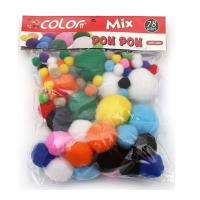 Color Mix Renkli Pon Pon