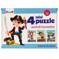 Eolo 4 Mini Puzzle- Sevimli Korsanlar