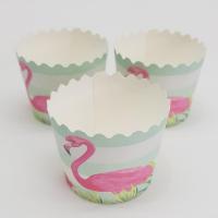 Flamingo Cupcake (Muffin) Kabı (25 adet)