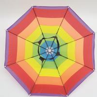 Gökkuşağı Renkli Kafa Şemsiyesi