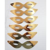 Gold Kağıt Maske (6 Adet)