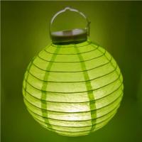 Işıklı Japon Feneri - Yeşil