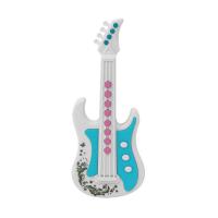 Kartelade Pilli Renkli Gitar - Mavi Beyaz