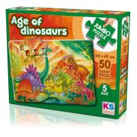 Ks Games Age Of Dinosaurs Jumbo Puzzle 50 Parça