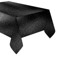 Metalize Masa Örtüsü - Siyah