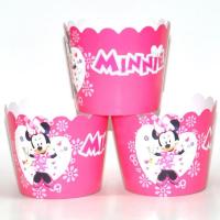 Minnie Mouse Cupcake (Muffin) Kabı (25 adet)