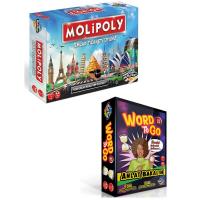 Molipoly - Emlak Ticareti Oyunu + Word To Go XL - Tabu XL Benzeri 2Li Süper Set