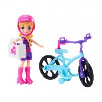 Polly Pocket ve Bisikleti Oyun Seti GFP93 - Polly Pocket Bisikletle Alışverişte