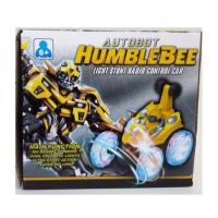 Transformers Bumblebee Uzaktan Kumandalı Işıklı Takla Atan Akrobat Çılgın Araba - Kırmızı Kumanda