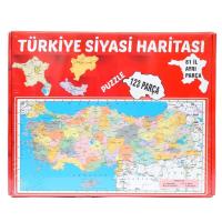 Türkiye Siyasi Haritası Puzzle 123 Parça